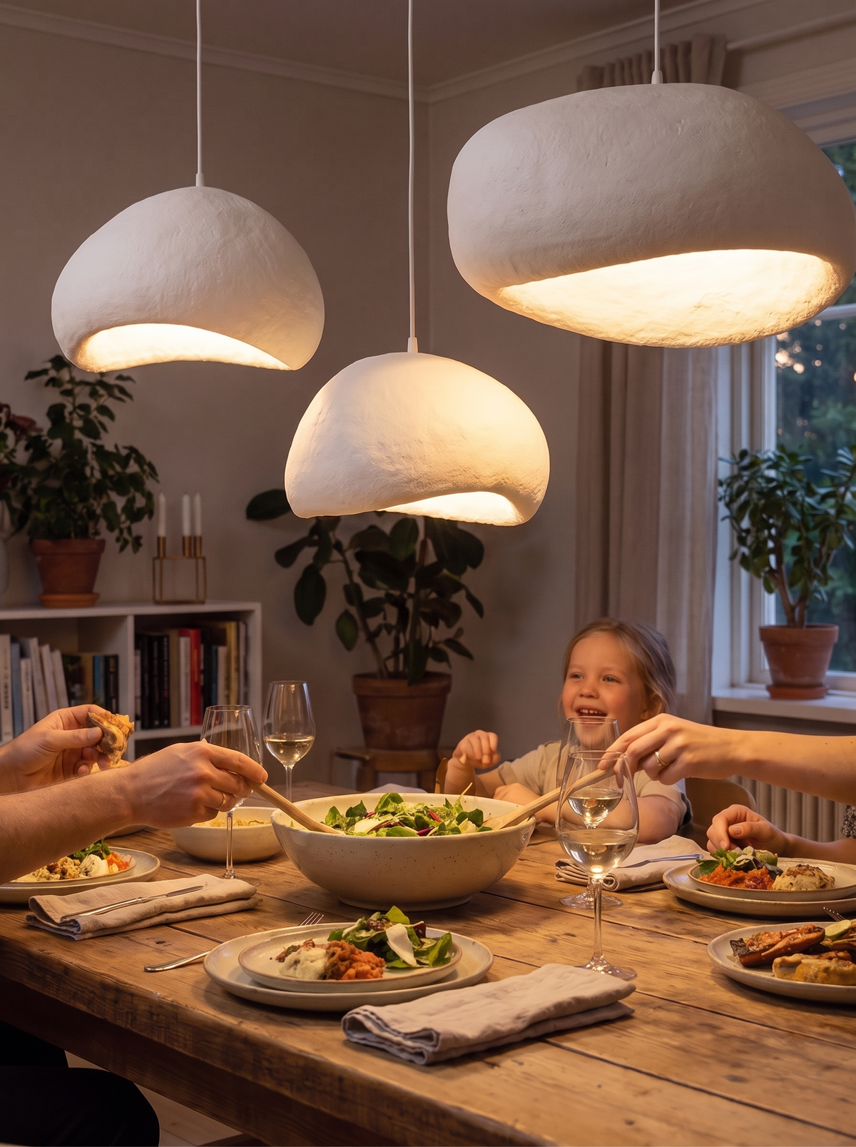 Zenith Glow LED Chandelier lifestyle image - Sculptural Light, Quietly Confident