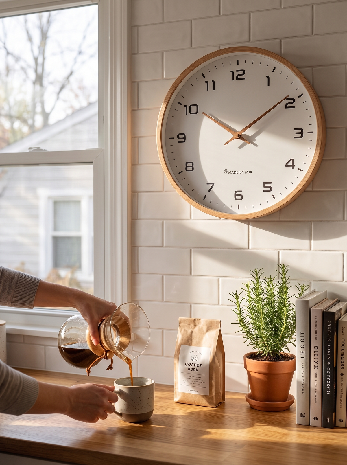 Nordic Wall Clock lifestyle image 3