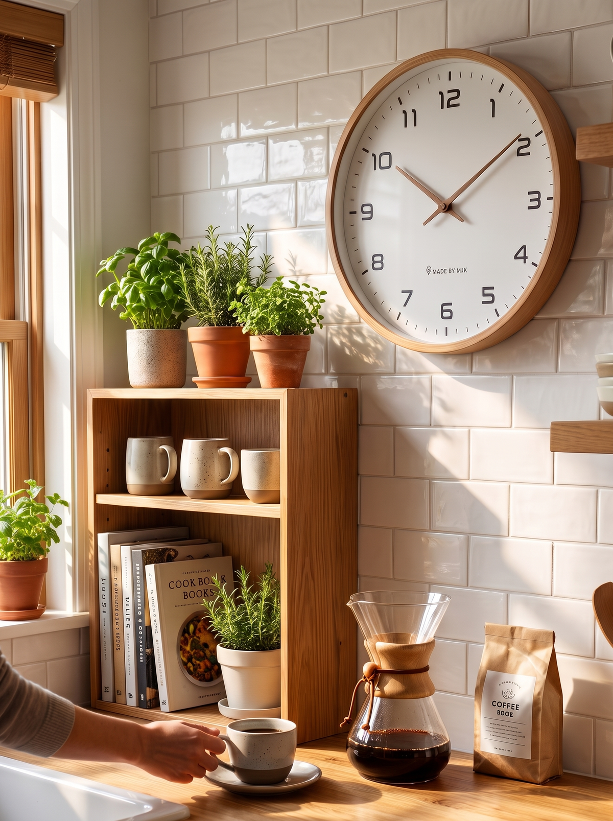 Nordic Wall Clock lifestyle image 2
