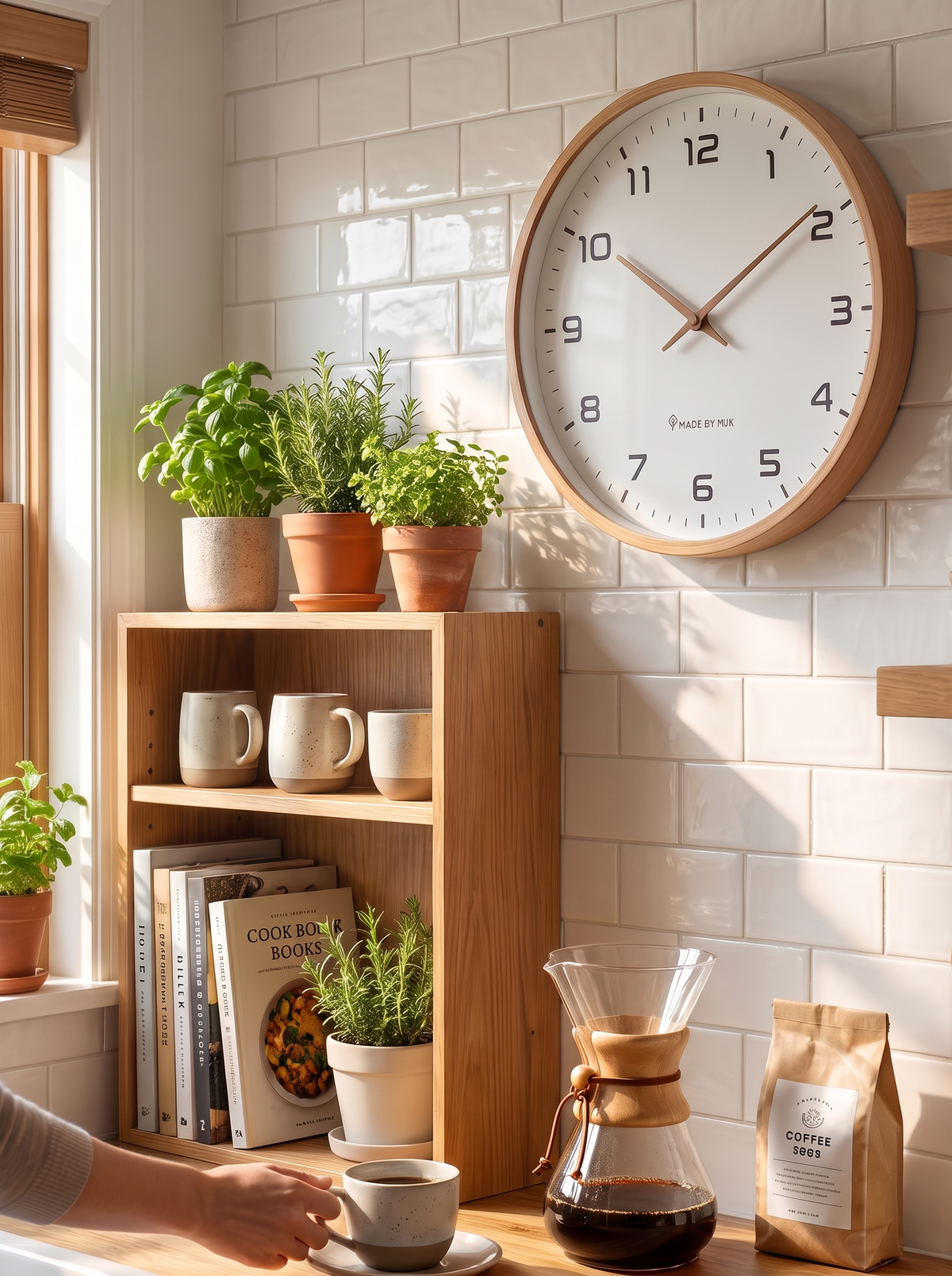 Nordic Wall Clock lifestyle image 1