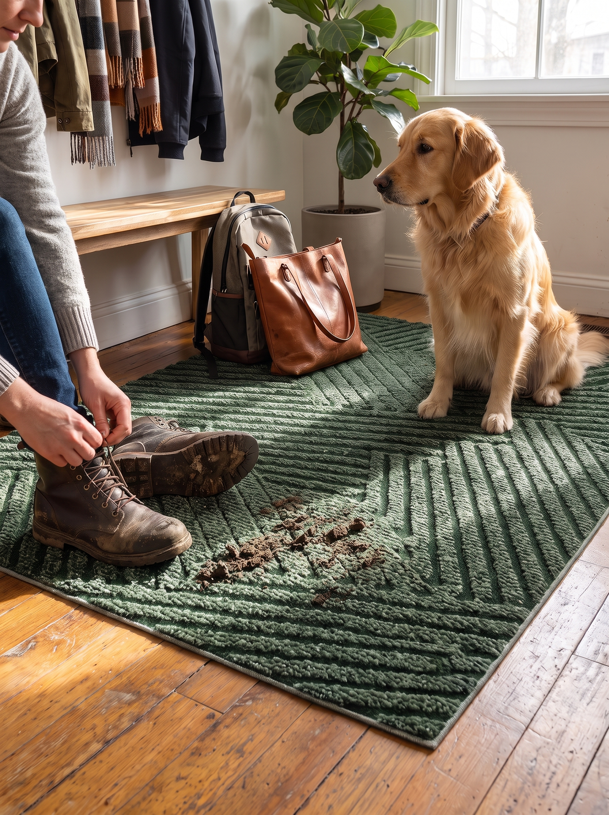 Durable Non-Slip Door Mat lifestyle image 1