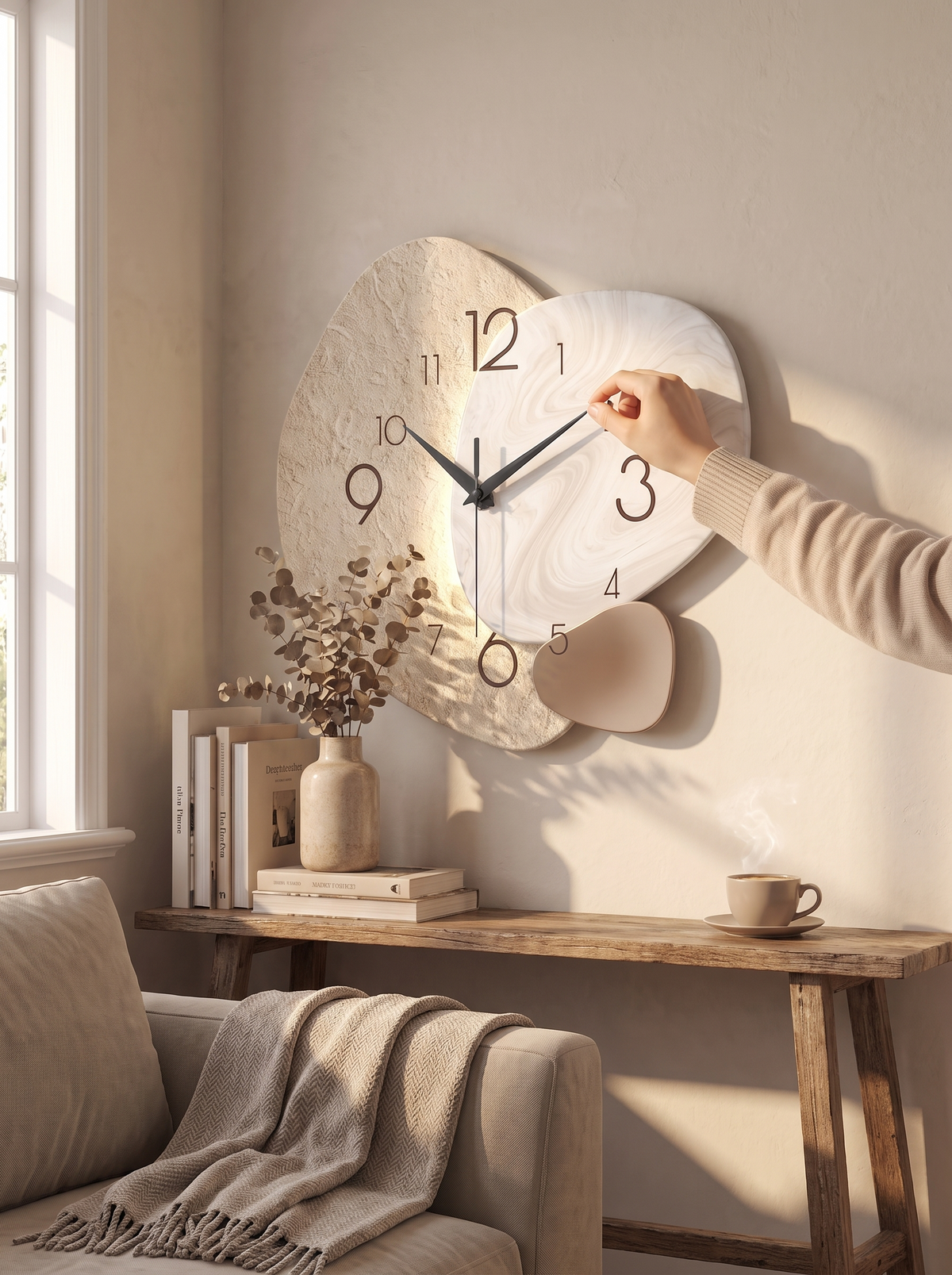 TempoStone Silent Wall Clock lifestyle image 2