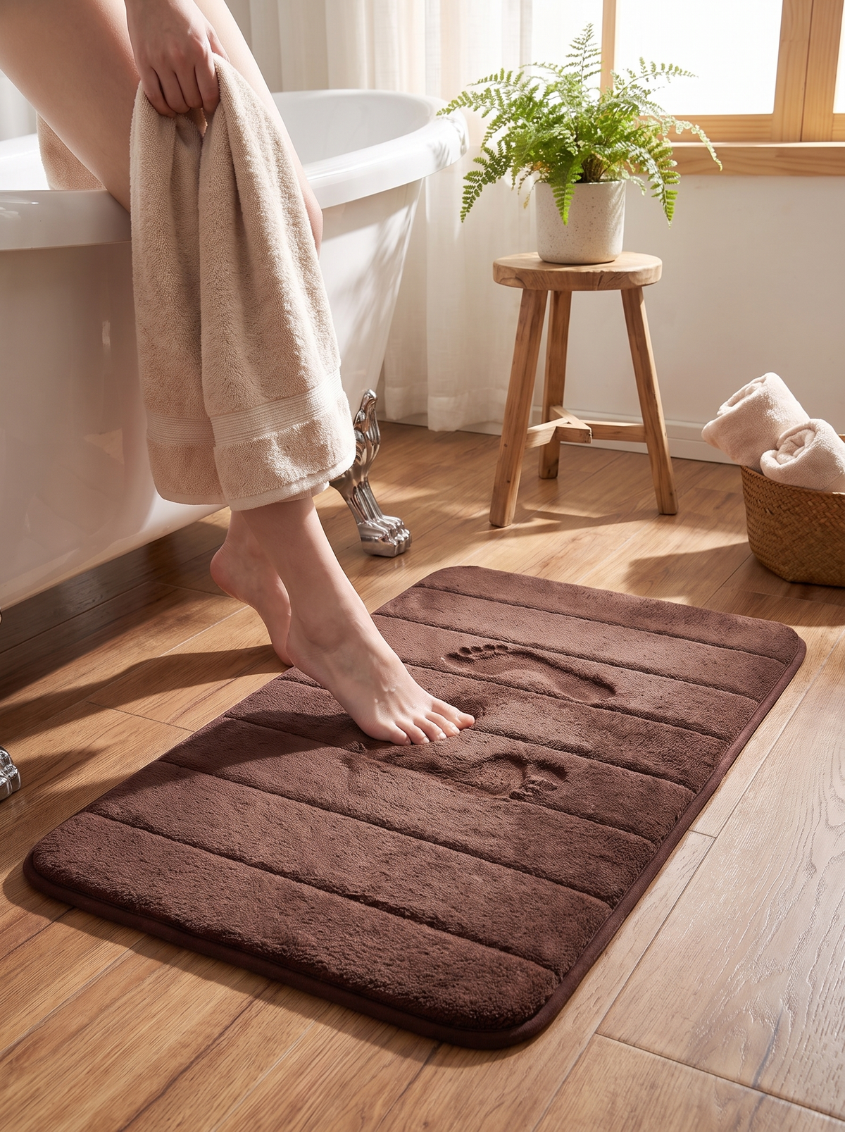 UltraSoft Absorbent Bath Mat lifestyle image 1