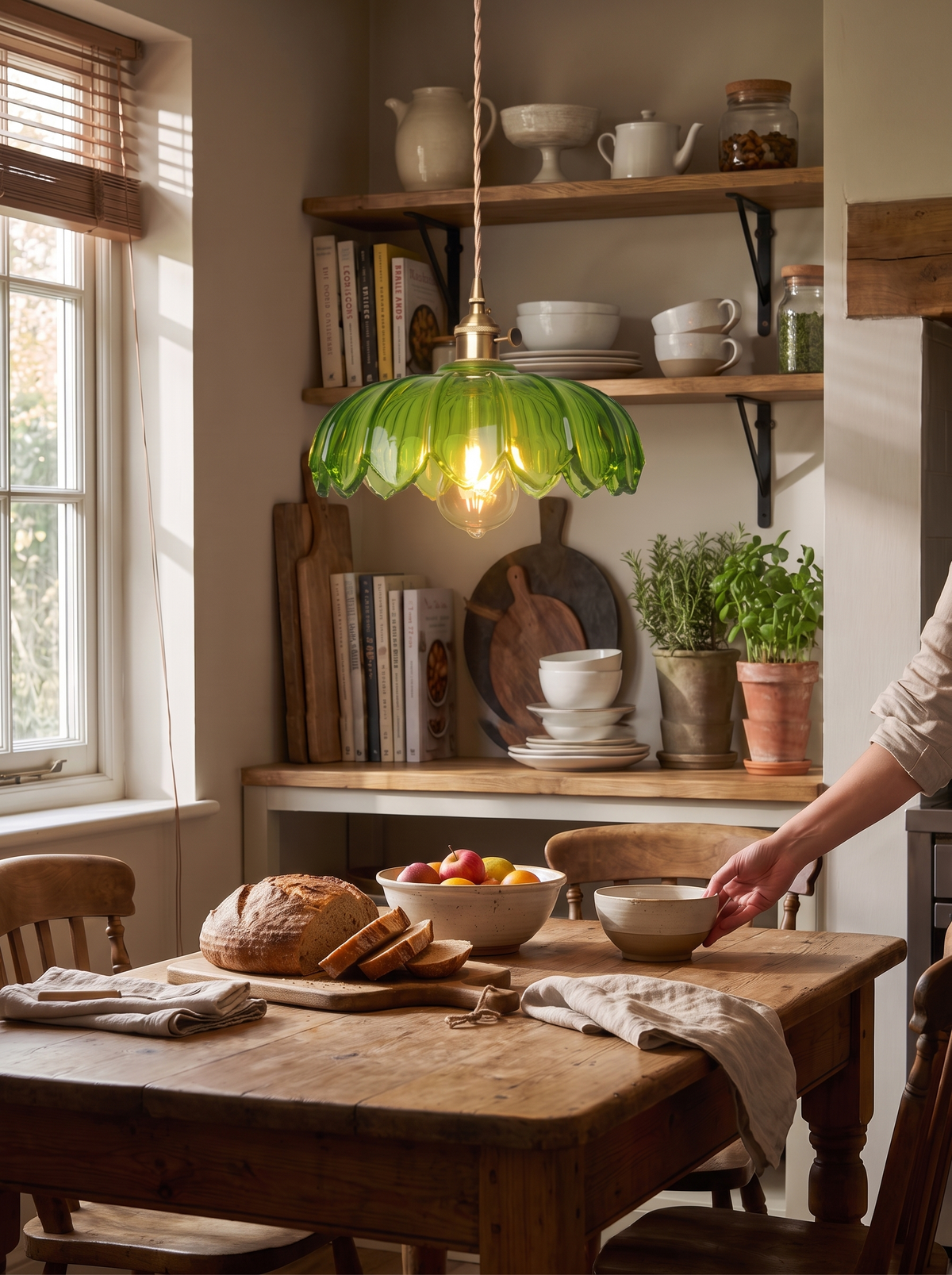 Vintage Flower Pendant Lamp lifestyle image 3