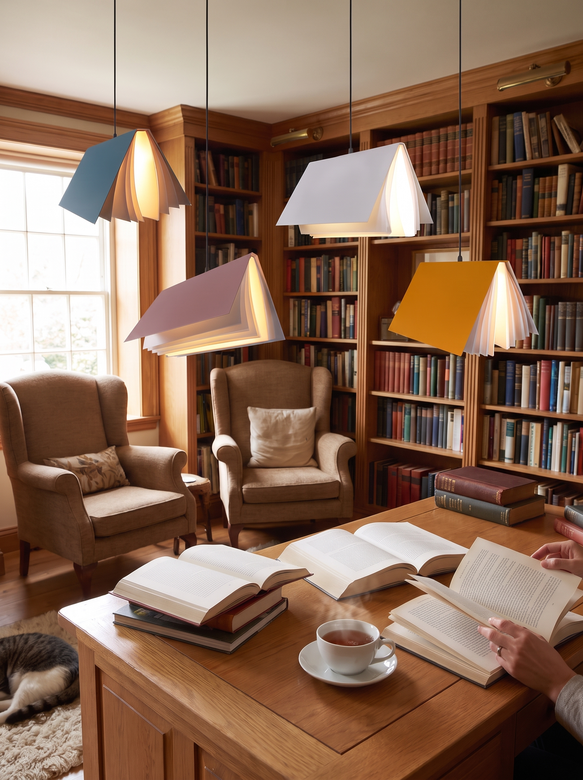 Flying Book Pendant Light lifestyle image 3