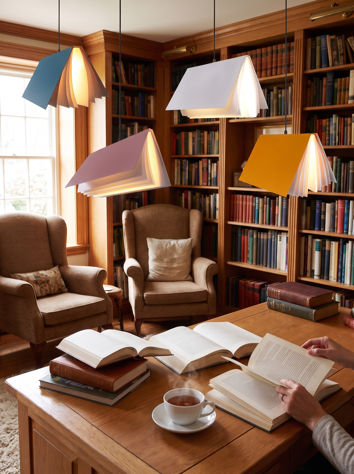 Flying Book Pendant Light lifestyle image 2