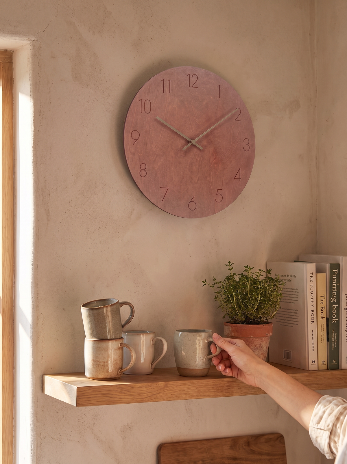 Nork Minimalist Wall Clock lifestyle image 3