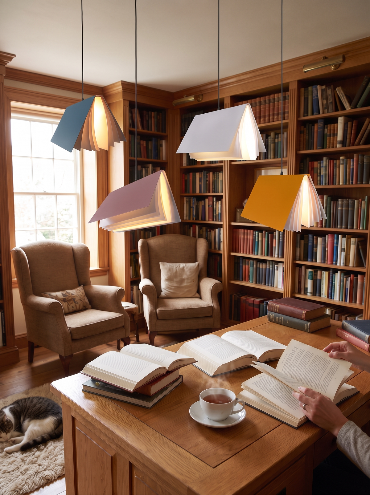 Flying Book Pendant Light lifestyle image 1