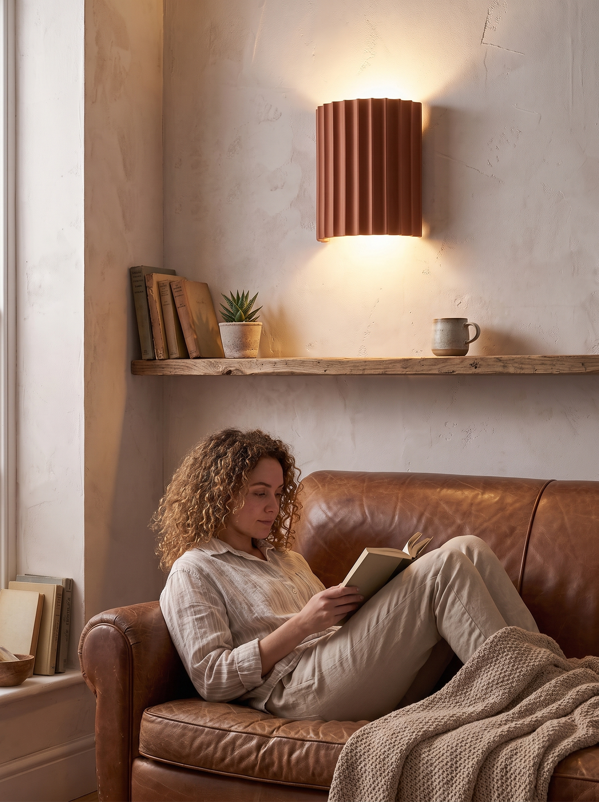 Nordic Modern Resin Wall Lamp lifestyle image 1