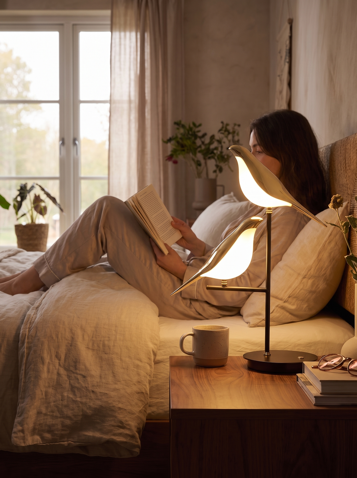 Golden Birdlight Wall Lamp lifestyle image 3