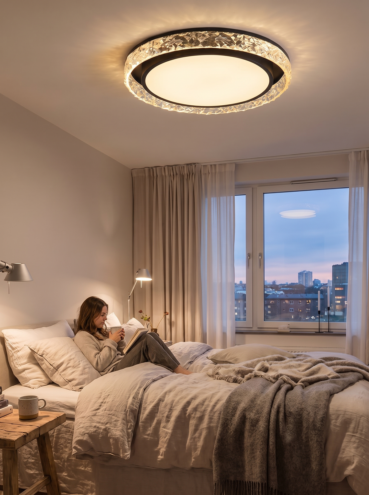 Crystal Halo LED Ceiling Light lifestyle image 3