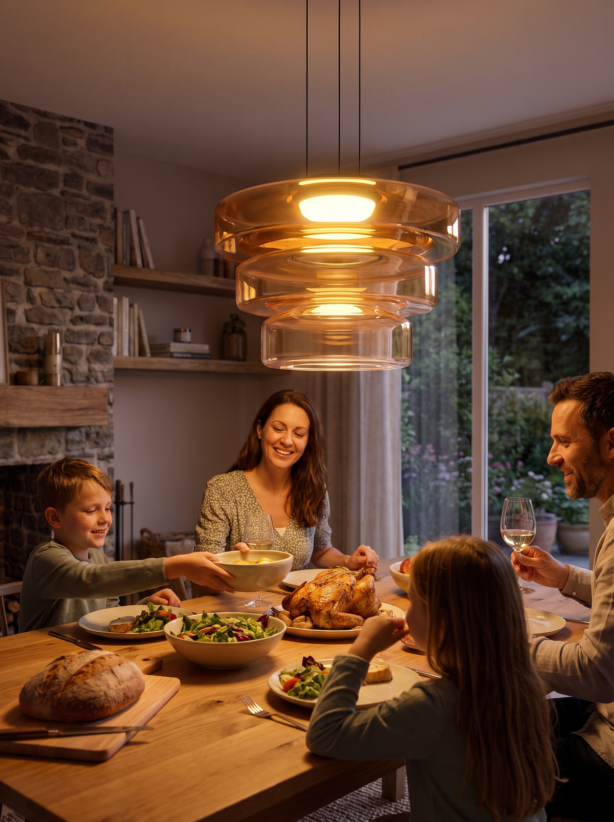 Bauhaus Glass Pendant Lamp lifestyle image 1