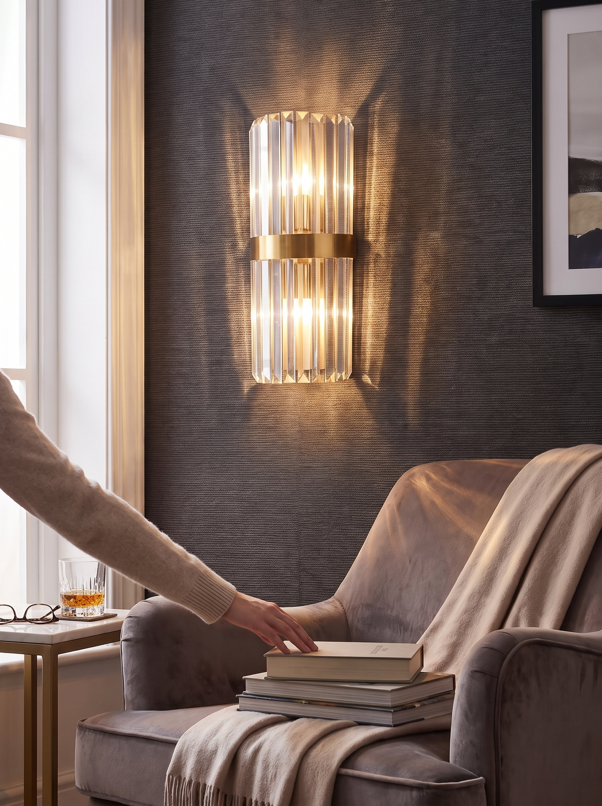 Crystal Wall Light lifestyle image 3