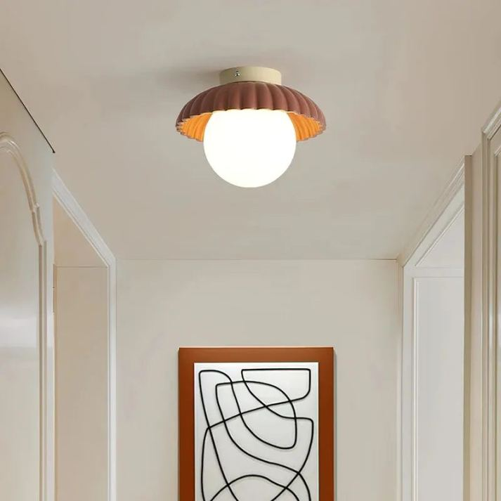 Iron Hallway Flush Mount Light