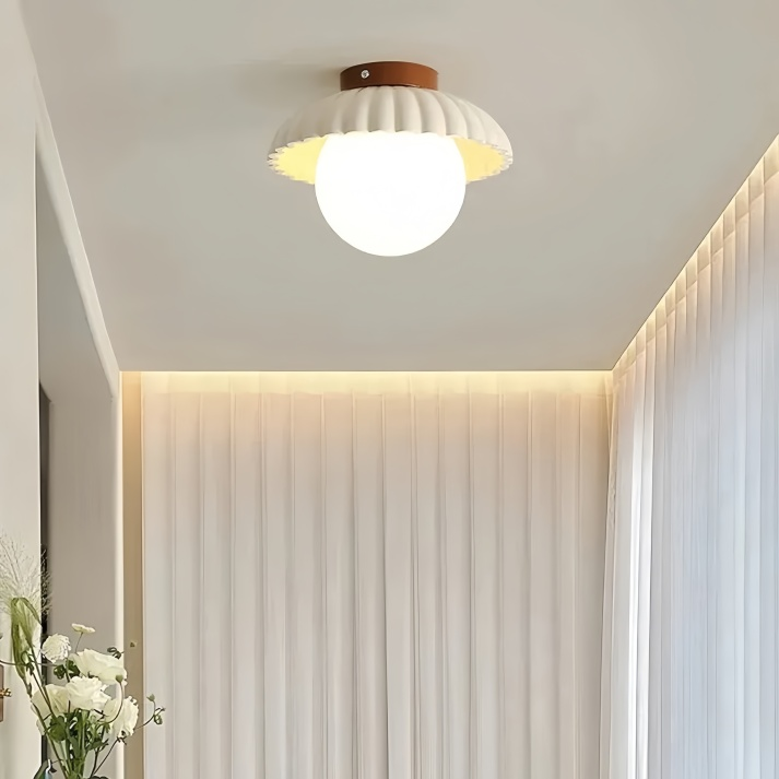 Iron Hallway Flush Mount Light