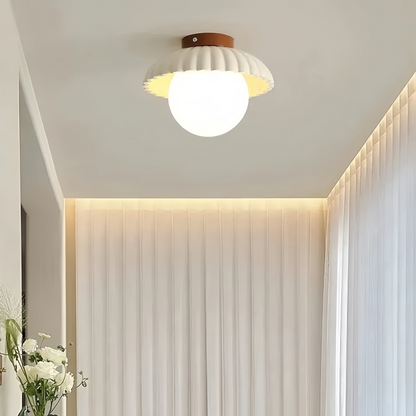 Iron Hallway Flush Mount Light
