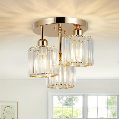Gold Luxury Crystal Ceiling Light