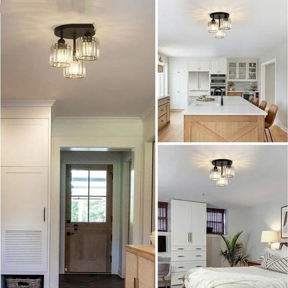 Gold Luxury Crystal Ceiling Light