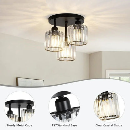 Gold Luxury Crystal Ceiling Light
