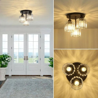 Gold Luxury Crystal Ceiling Light