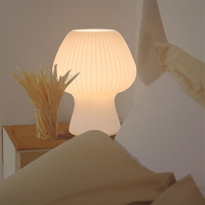 Mushroom Glass Bedside Lamp