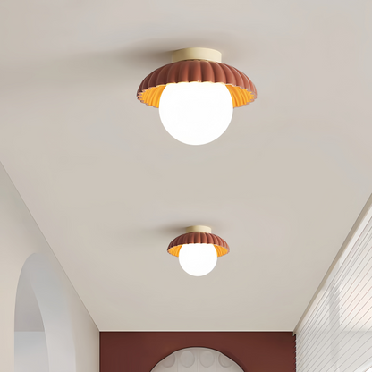 Iron Hallway Flush Mount Light